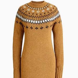 J. Crew Fair Isle Sweater Dress